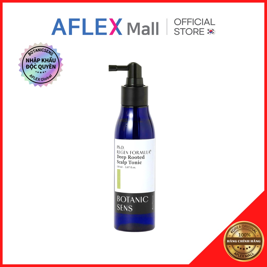 Tinh chất kích mọc tóc, dưỡng tóc chuyên sâu và ngăn rụng tóc hiệu quả BOTANICSENS Ph.D. REGEN FORMULA 150ml.