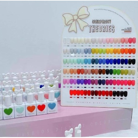 Sét sơn 58 màu Macoron chính hãng, màu chuẩn, chất sơn mướt. Tặng bảng màu và base top.