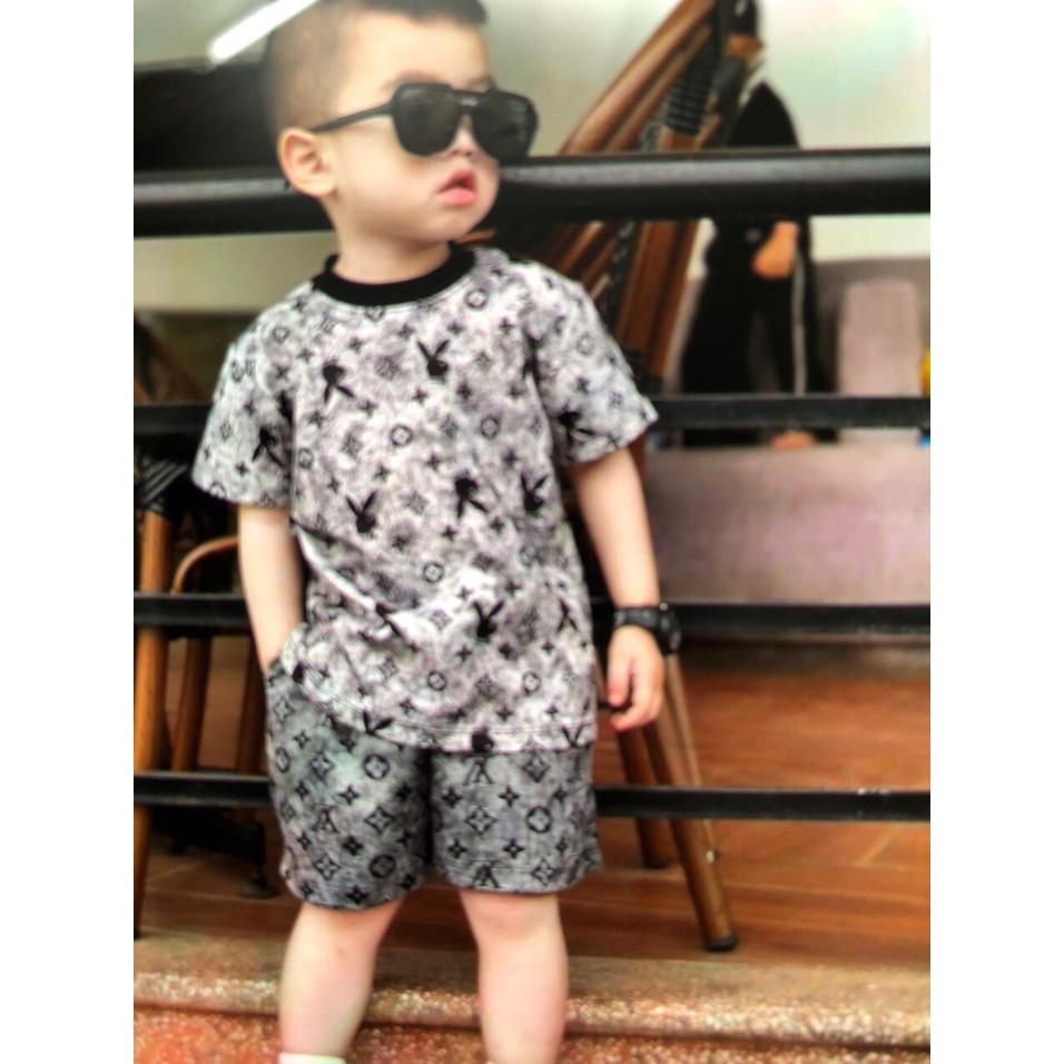 *2023*Set bộ hoạ tiết LV cho bé trai