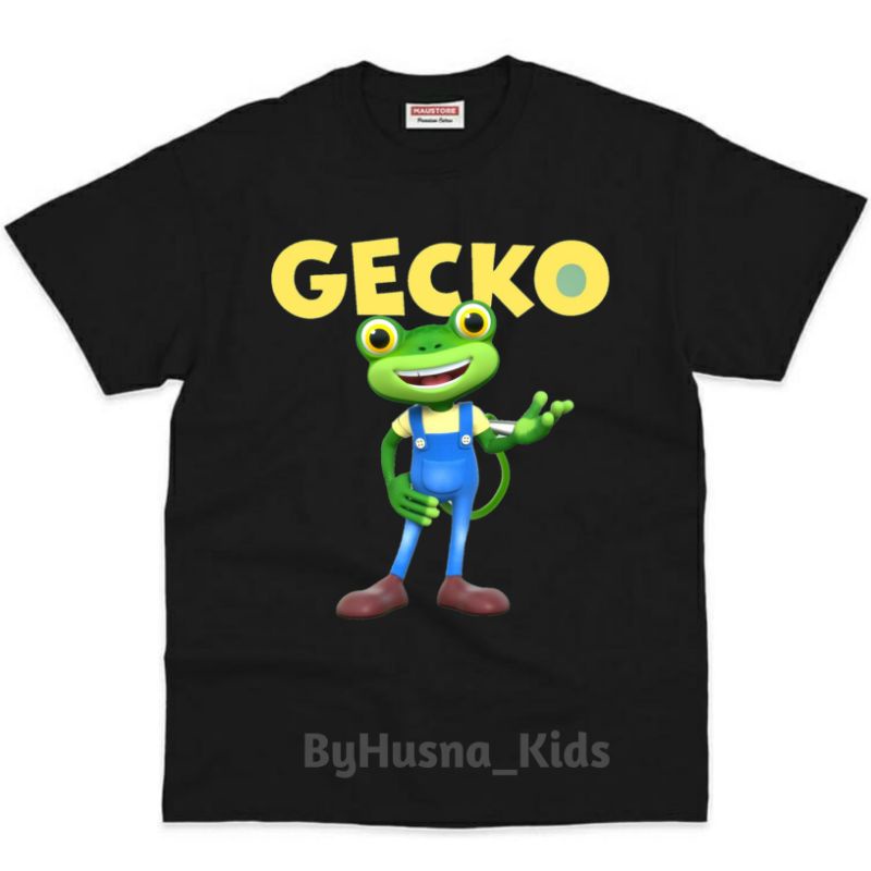 Áo thun cho trẻ em in hình Gecko's GARAGE CARTOON dễ thương, chất liệu cotton mềm mịn thoáng mát NTShirt 02