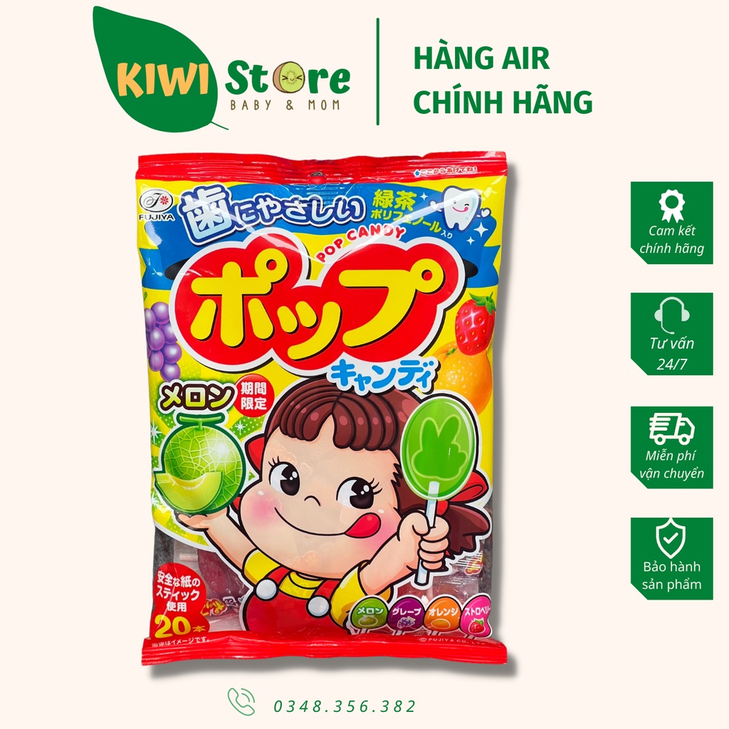 Kẹo Mút Trái Cây Fujiya Nhật Bản chống sâu răng POP CANDY