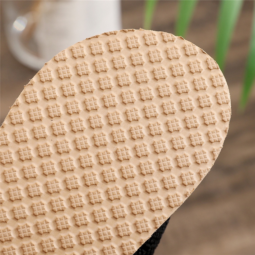 Dép Giả Cói Quai Ren