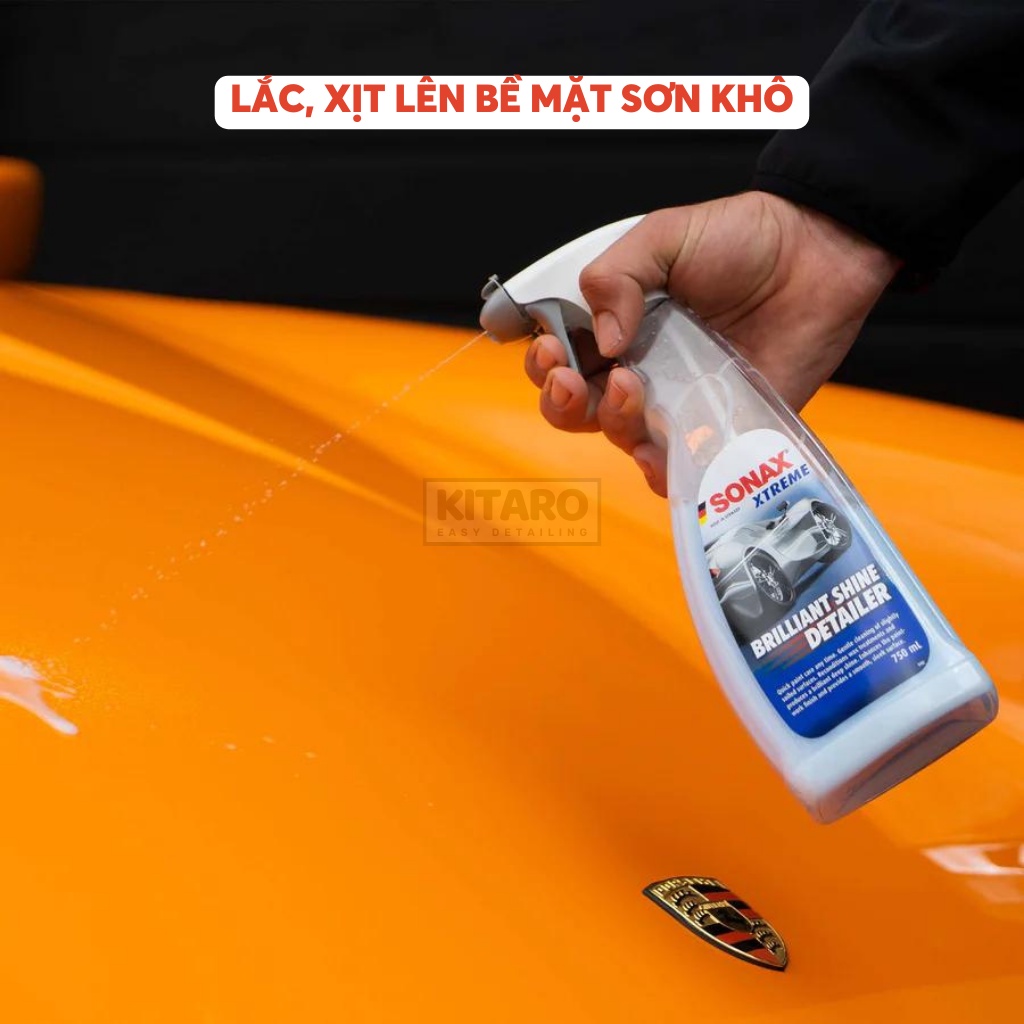 Xịt Dưỡng Bóng Nhanh Sơn Xe Sonax Extreme Brilliant Shine Detailer 750ml