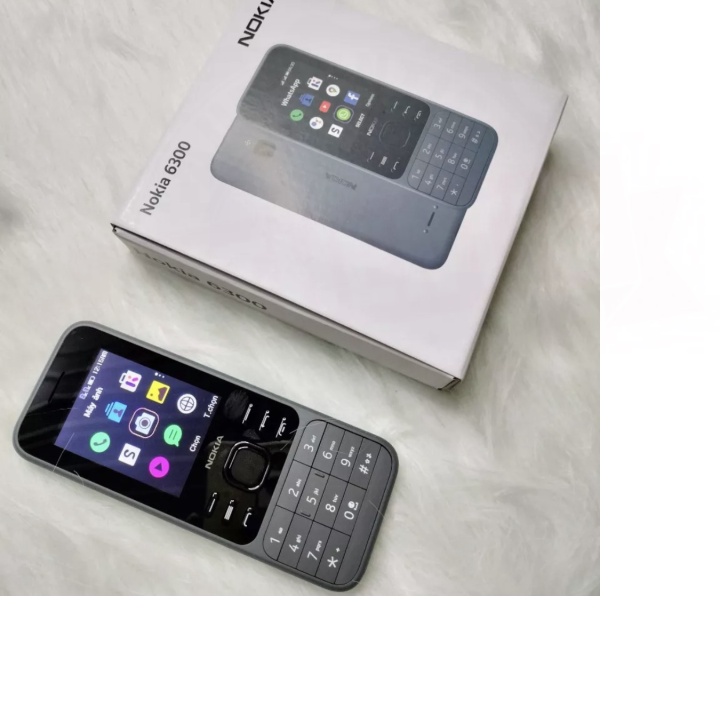 Điện thoại Nokia 6300 2sim 2sóng phiên bản 2022 4G giá rẻ sóng khỏe loa to - Bảo hành 12 tháng
