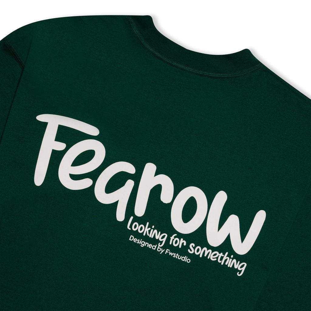 Áo thun 2 mặt nam nữ local brand unisex Fearow Double Tee Collection - Pixel Corgi / Xanh Lá Đậm - ATF1007