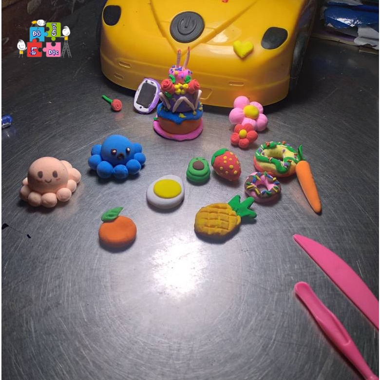 Đất Sét Siêu Nhẹ Tự Khô 100g - Giá Sỉ, Đủ Màu Sắc An Toàn Cho Trẻ Em