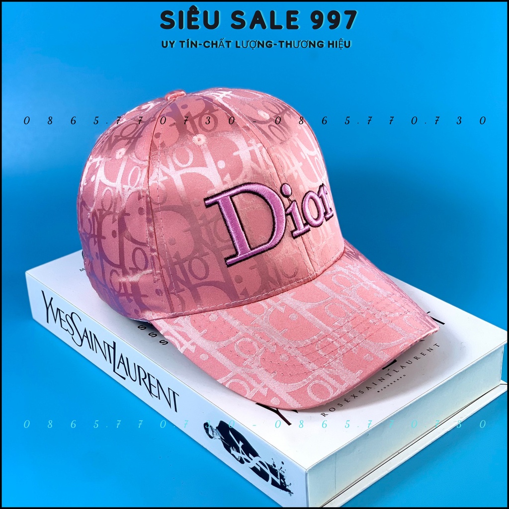 MŨ LƯỠI TRAI CHẤT GẤM THÊU DII- 0R NHIỀU MÀU CAO CẤP HÀNG ĐẸP NHƯ HÌNH