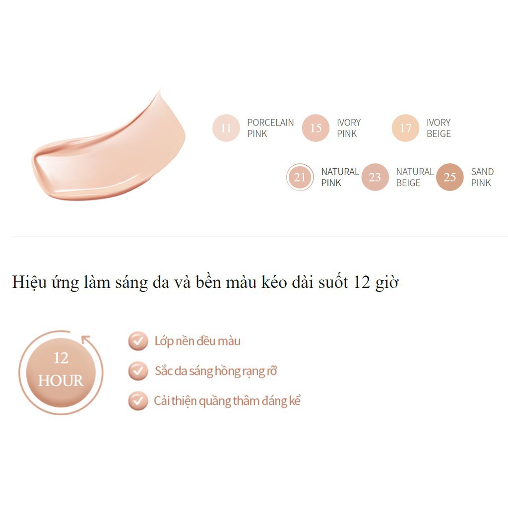 Phấn nước Sulwhasoo Snowise Brightening Cushion EX Duo Spring  #21