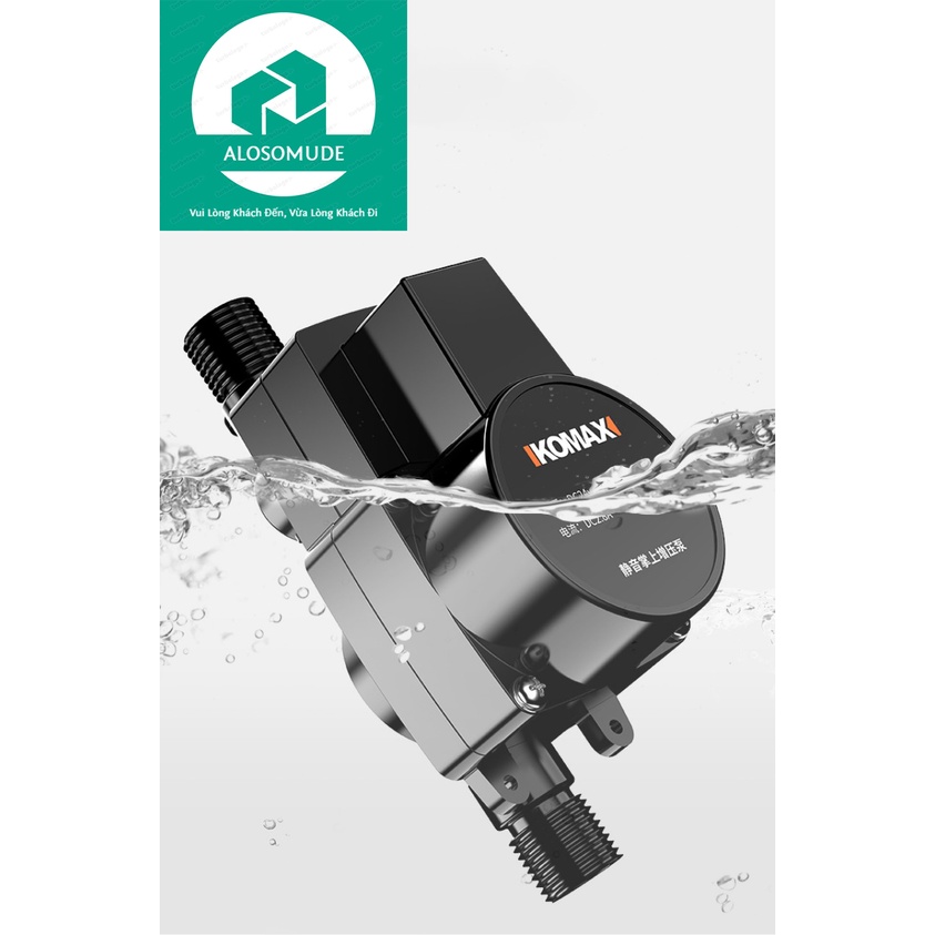 Bơm Tăng Áp KOMAX 24V Dùng Tăng Áp Cho Máy Giặt, Bình Nóng Lạnh, Sen Tắm, Lavabol, Vòi Nước Sinh Hoạt