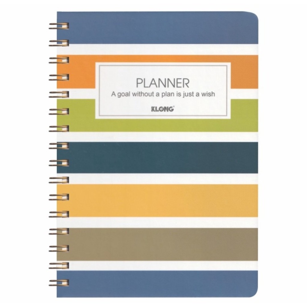 Sổ kế hoạch KLong lò xo kép Planner A5 200 trang 72,4/M2; MS: 945