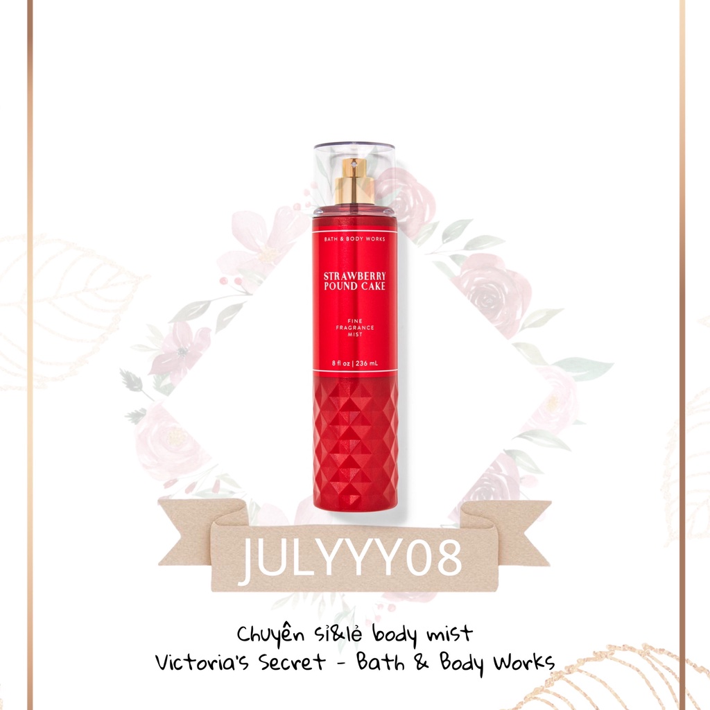 Xịt Thơm Hương Dâu 𝑺𝑻𝑹𝑨𝑾𝑩𝑬𝑹𝑹𝒀 𝑷𝑶𝑼𝑵𝑫 𝑪𝑨𝑲𝑬 Bodymist +jɥȽÿ08+