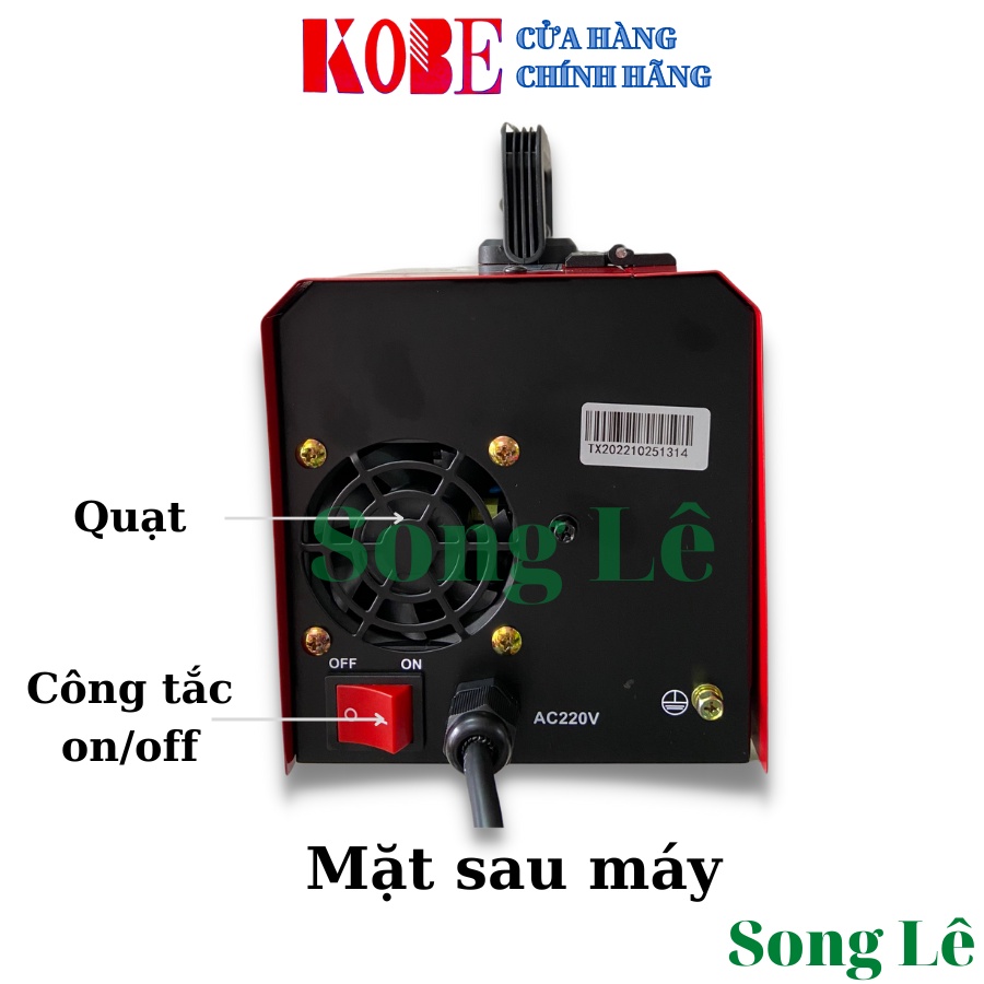 Máy hàn Mig không dùng khí và que MIG KOBE 272 PRO - Dây rời 3m - tặng cuộn dây 1kg