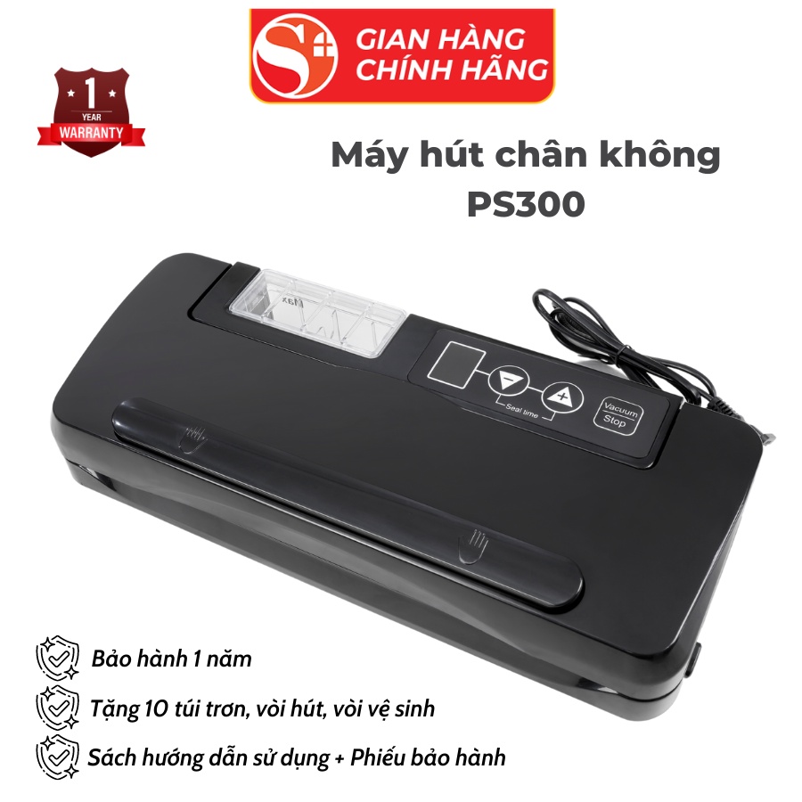 Máy Hút Chân Không ShineYe Ps300A Không Kén Túi, Công Suất 200W - Bảo Hành 12 Tháng