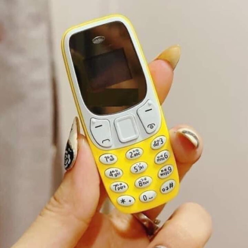 Điện thoại mini Siêu Nhỏ 02 sim 02 sóng gắn được thẻ nhớ