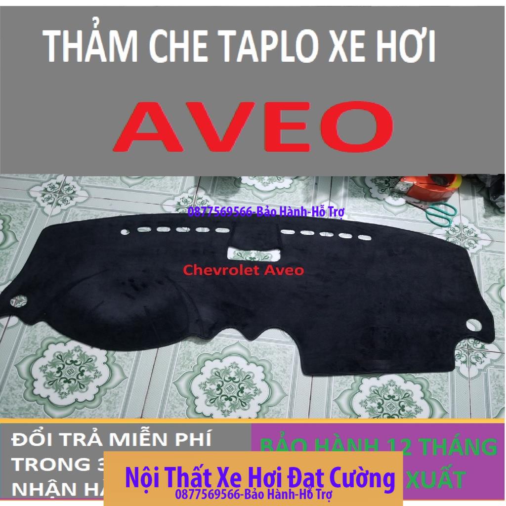 Thảm Taplo Chevrolet Aveo,Thảm Lót Taplo Xe Hơi Cao Cấp Hàng 3 Lớp Có Chống Trượt,Da Đẹp Bảo Hành 12 Tháng