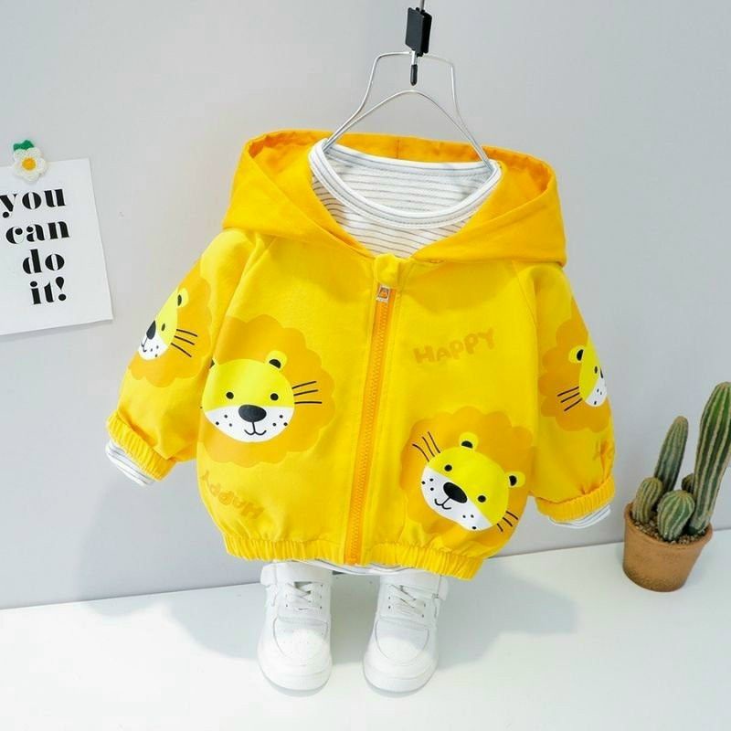 Áo khoác bé mẫu giáo in Gấu cao cấp bé gái bé trai mẫu 2023 - AKBGD1323