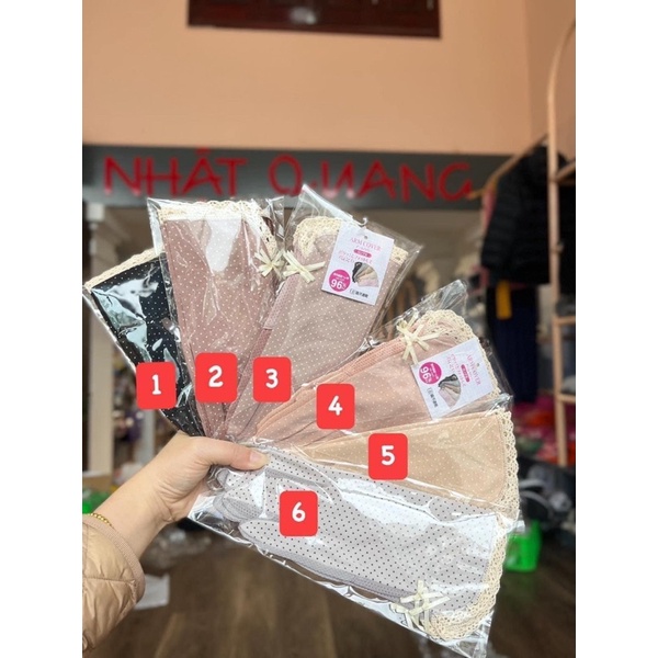 Găng tay chống nắng Nhật chống tia UV tất tay chống nắng Nữ chấm bi thoáng mát thoải mái