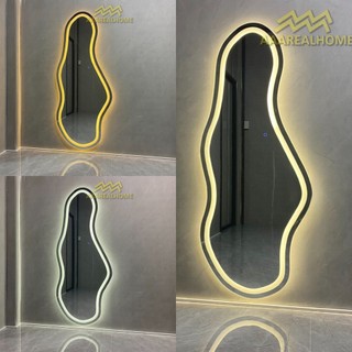 90x180cm Gương soi hạt đậu AAArealhome HD Gương hạt đậu Gương soi treo tường Gương soi toàn thân đèn led cảm ứng