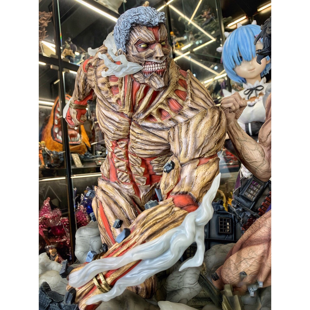 Mô hình eren vs titan thiết giáp - mô hình Attack On Titan