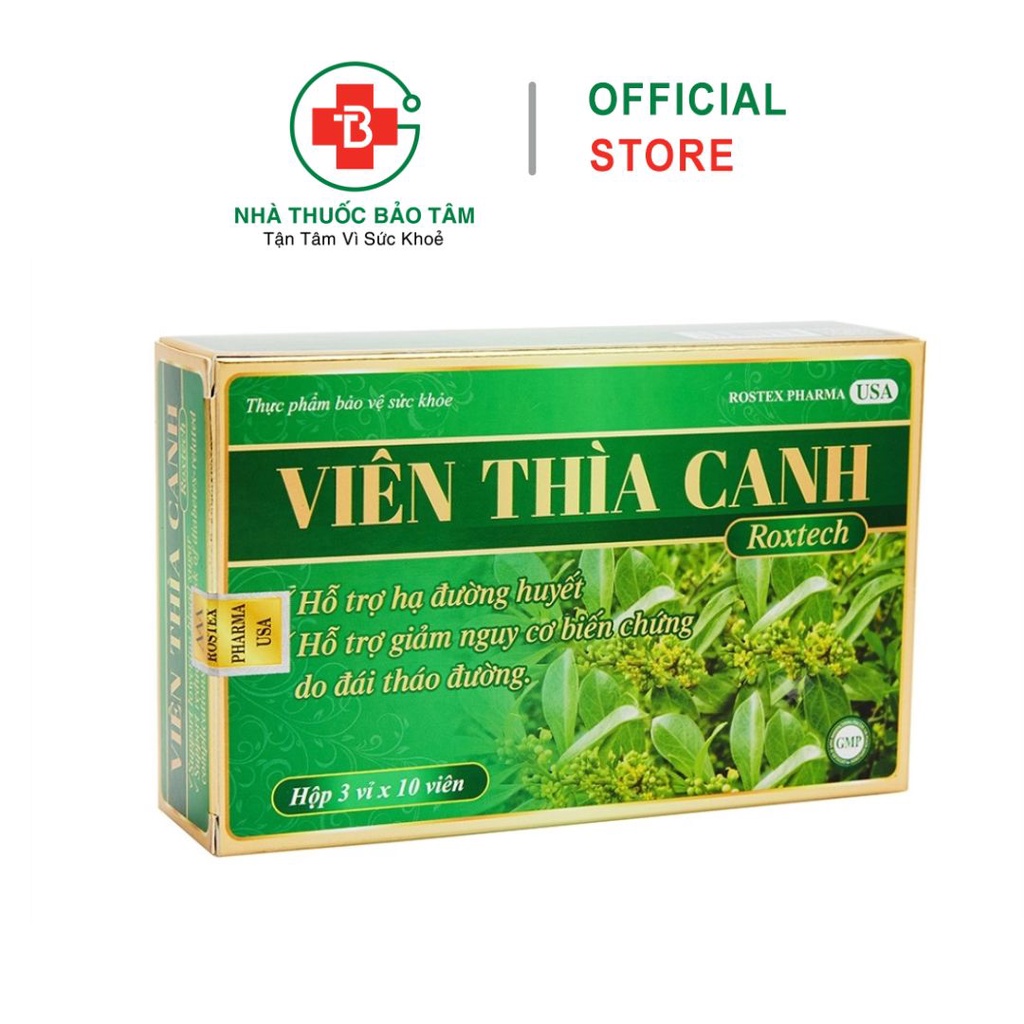 Viên Cao Thìa Canh, cao mướp đắng, linh chi giúp hạ đường huyết, giảm tiểu đường - 30 viên [Viên Thìa Canh Roxtech]