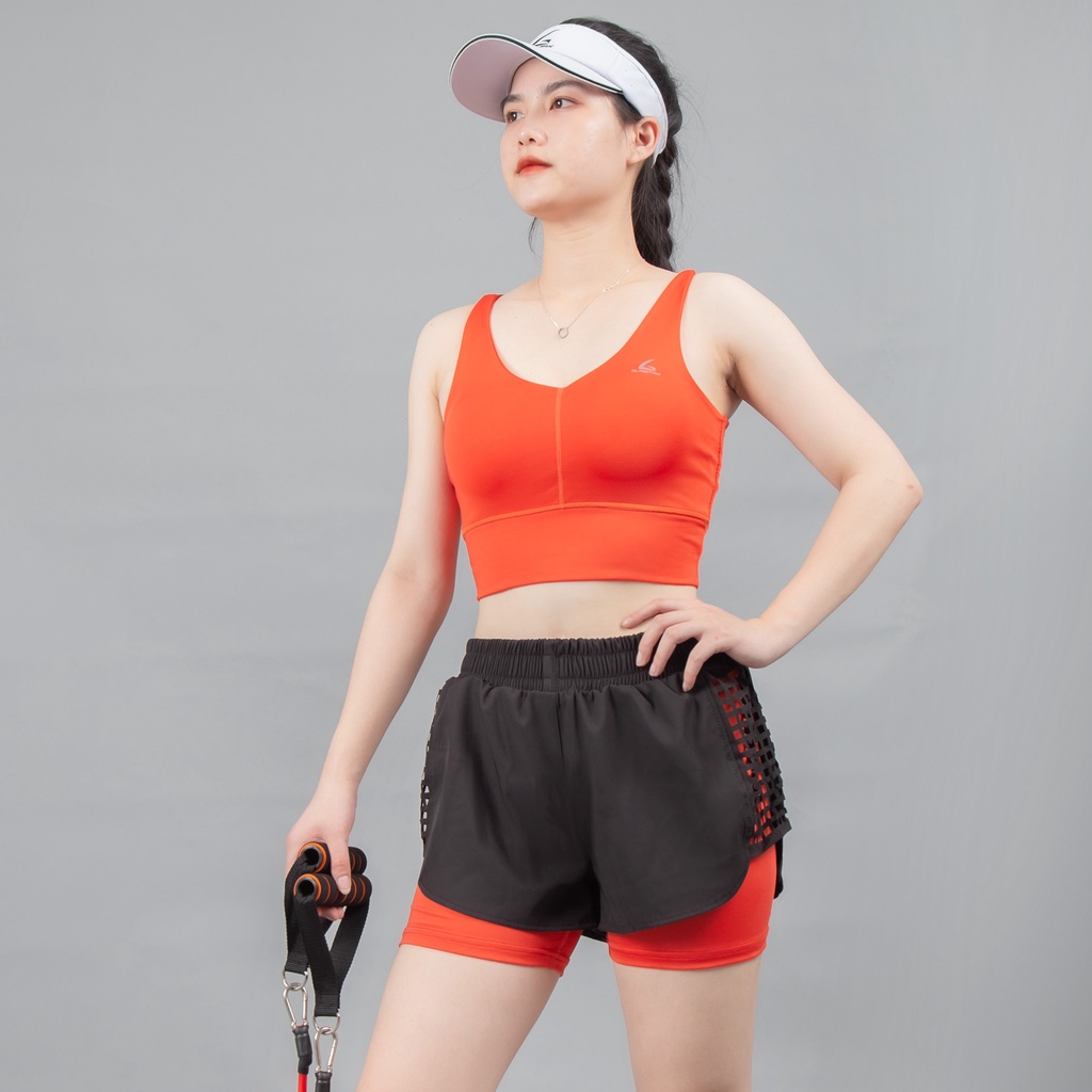 Bộ đồ thể thao Gladimax Bra Cổ Tim & Boxer Laze hỗ trợ tập gym, aerobics, chạy bộ,... hiệu quả