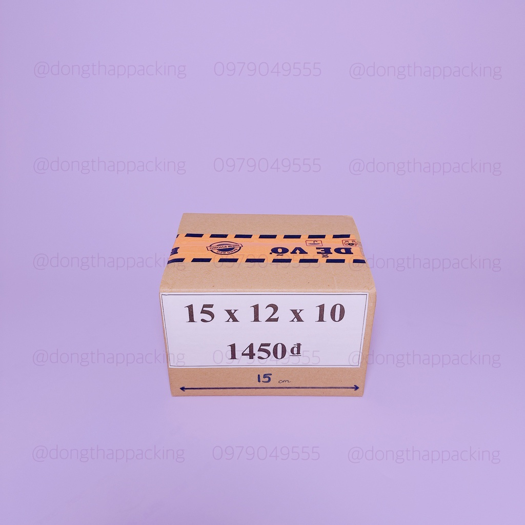 COMBO 50 HỘP CARTON 15x12x10 cm