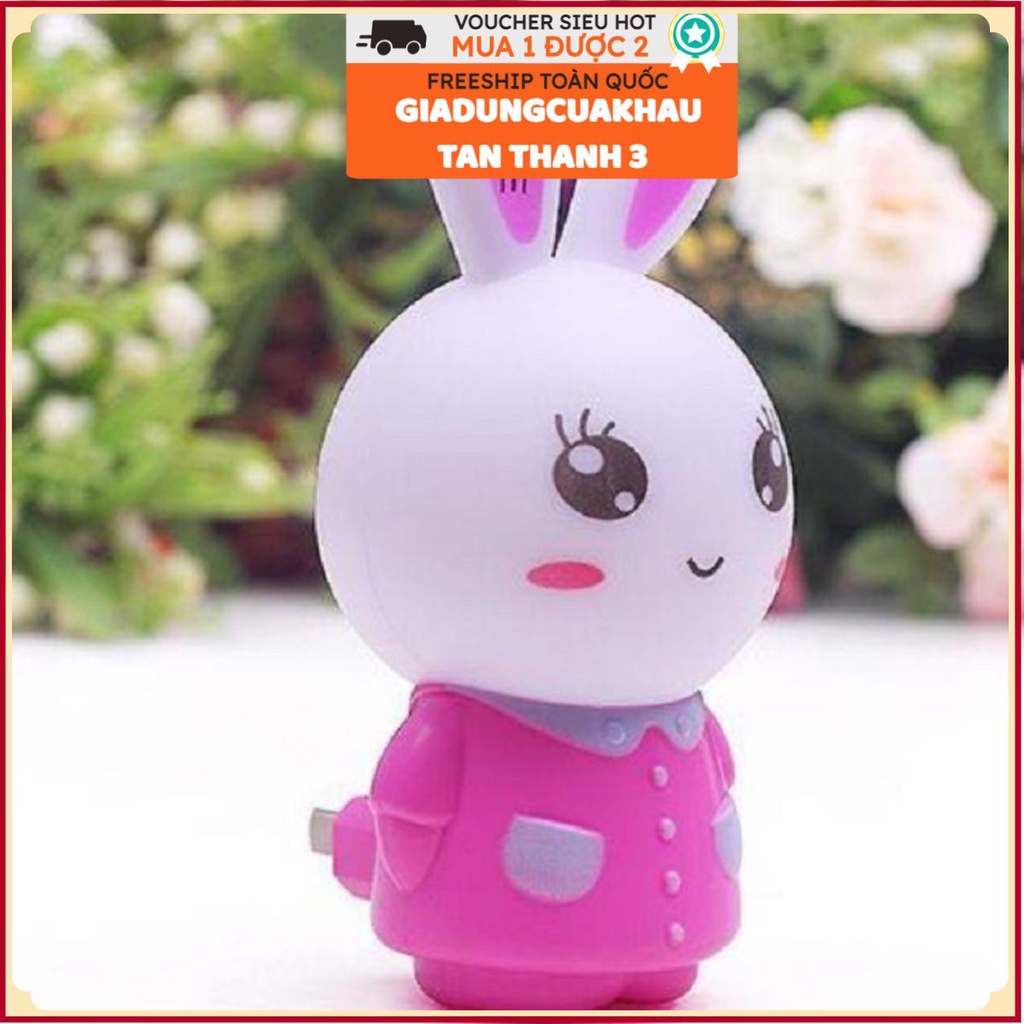 Đèn Ngủ Con Thỏ Tự Động Phát Sáng Đáng Yêu, Đèn Con Thỏ Với Thiết Kế Độc Đáo, Đèn Ngủ Con Thỏ Điện Tử Phát Sáng Tự Động
