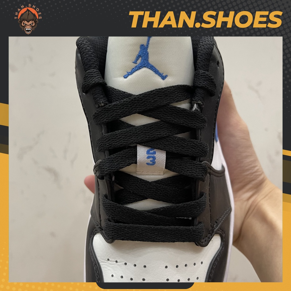 Giày Air JD1 Low University Blue, JD1 Thấp Đen Xanh - Than.Shoes