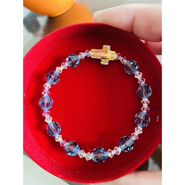 Vòng Tay Pha Lê Áo-Chuỗi 10 Kinh 8ly