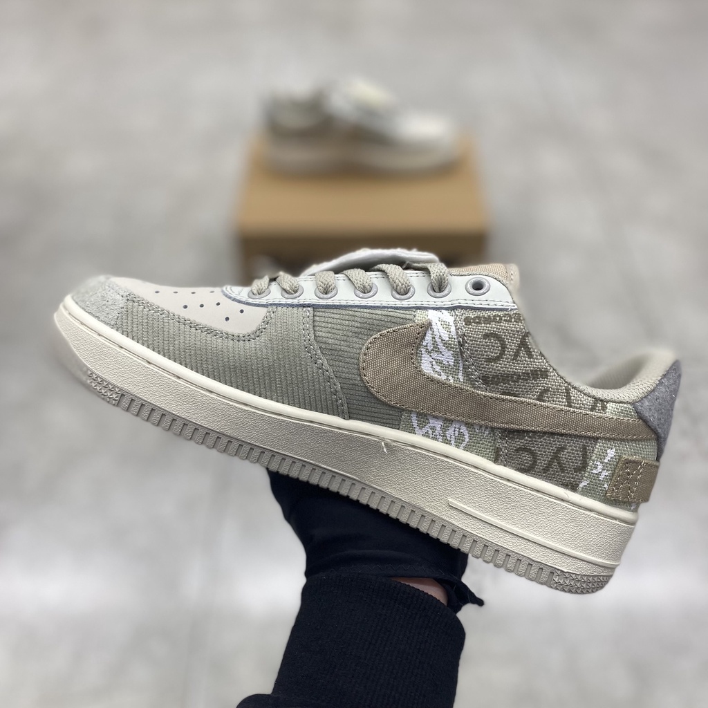 Giày thể thao sneaker  AF1 x Travis Scott Grey White