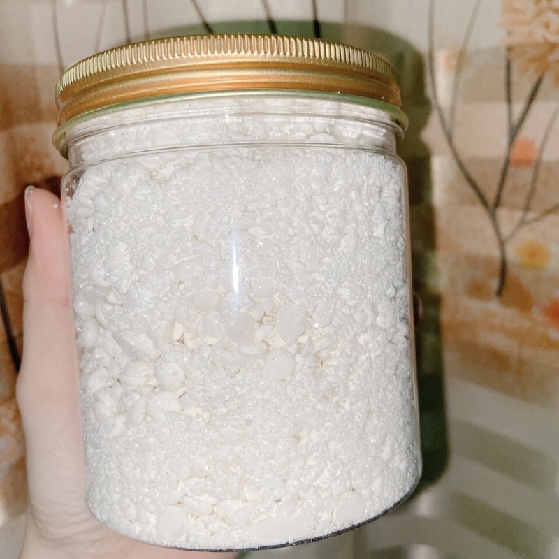 Sáp vụn wax lông nóng loại 1 hard wax bean tặng kèm cột tóc và que gỗ