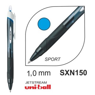 Bút bấm mực UNI SXN-150 (1.0mm) Jetstream - Bút bi Nhật Bản