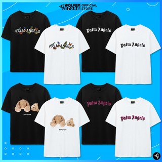 Áo phông palm angels - áo thun palm angels gấu bướm unisex nam nữ, cotton cao cấp, co giãn, cổ tròn - Wolfer Store