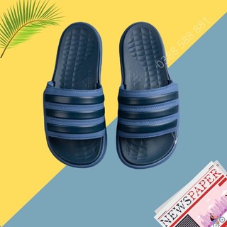 [Full Box] Dép Nam Quai Ngang Thể Thao Adilette Boost, Duramo SL Đen-Trắng