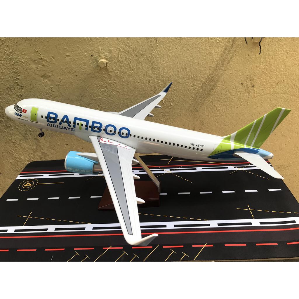 Mô hình máy bay A-320 BAMBOO Airways - 1:130
