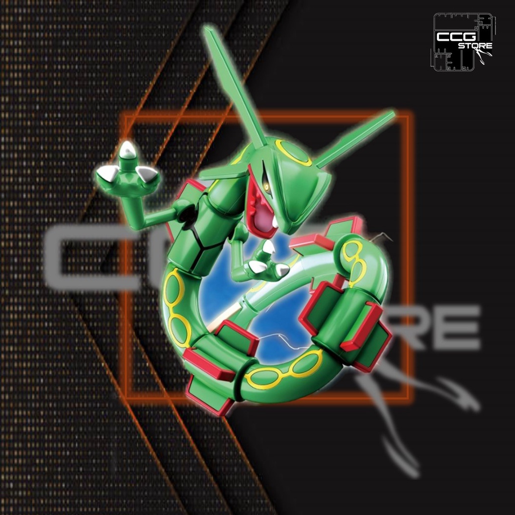 Mô hình lắp ráp Pokemon Plamo Collection - BANDAI - 46 Select Series RAYQUAZA