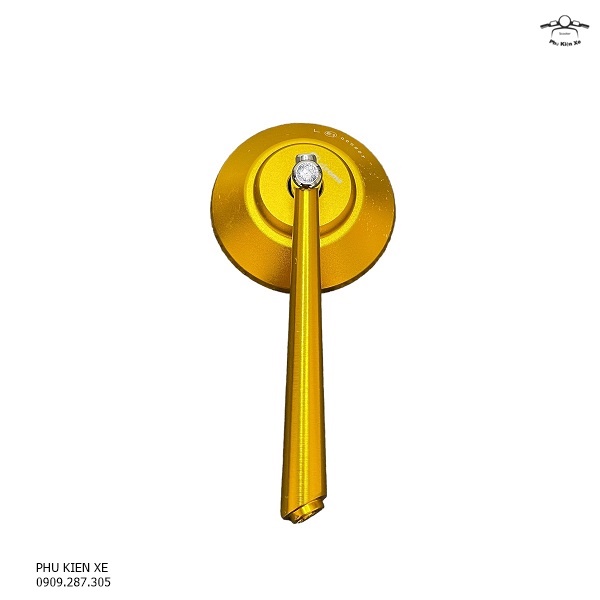 Gương Xe Máy Kiểu Rizooma Tròn Nhôm CNC
