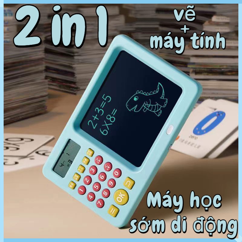 Máy Tính Bảng LCD Luyện Tập Tính Toán Thông Minh Cho Bé