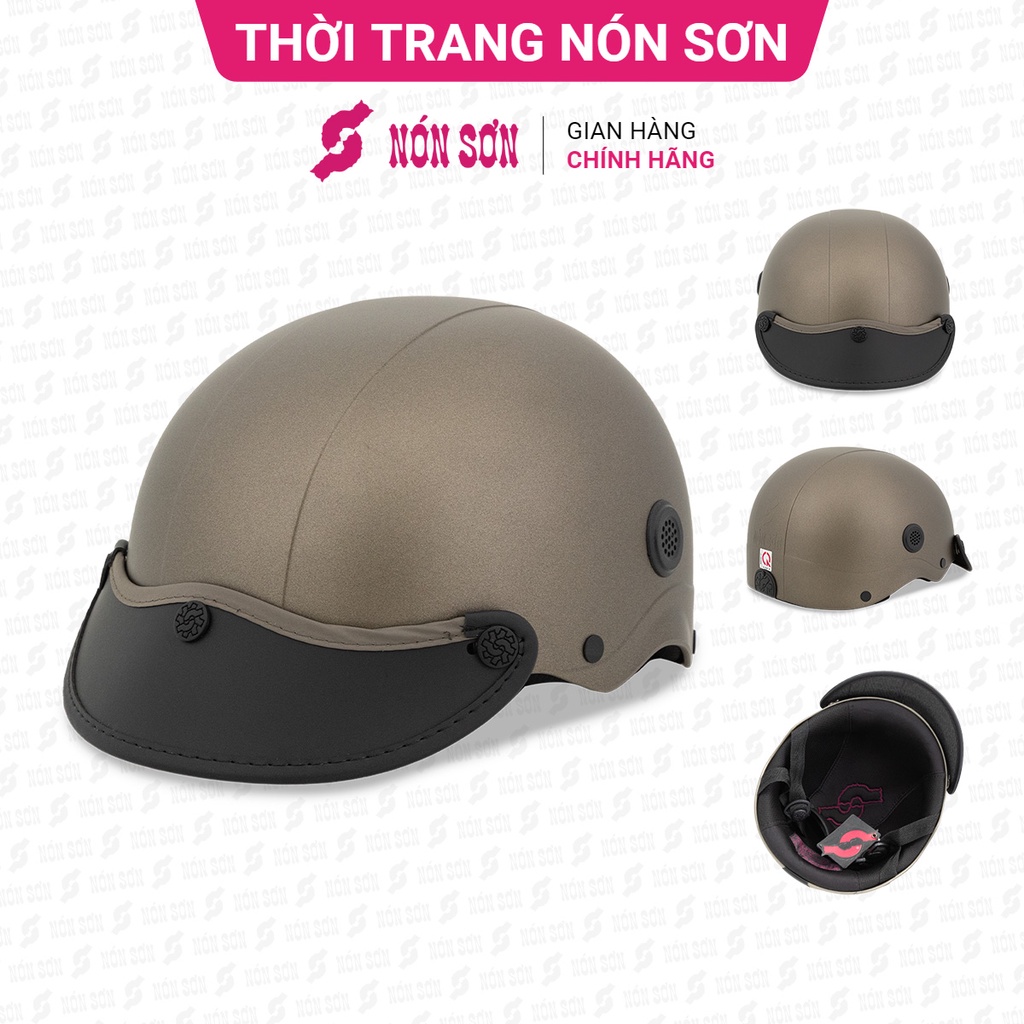 Mũ bảo hiểm lỗ thông gió NÓN SƠN chính hãng A-XR-555