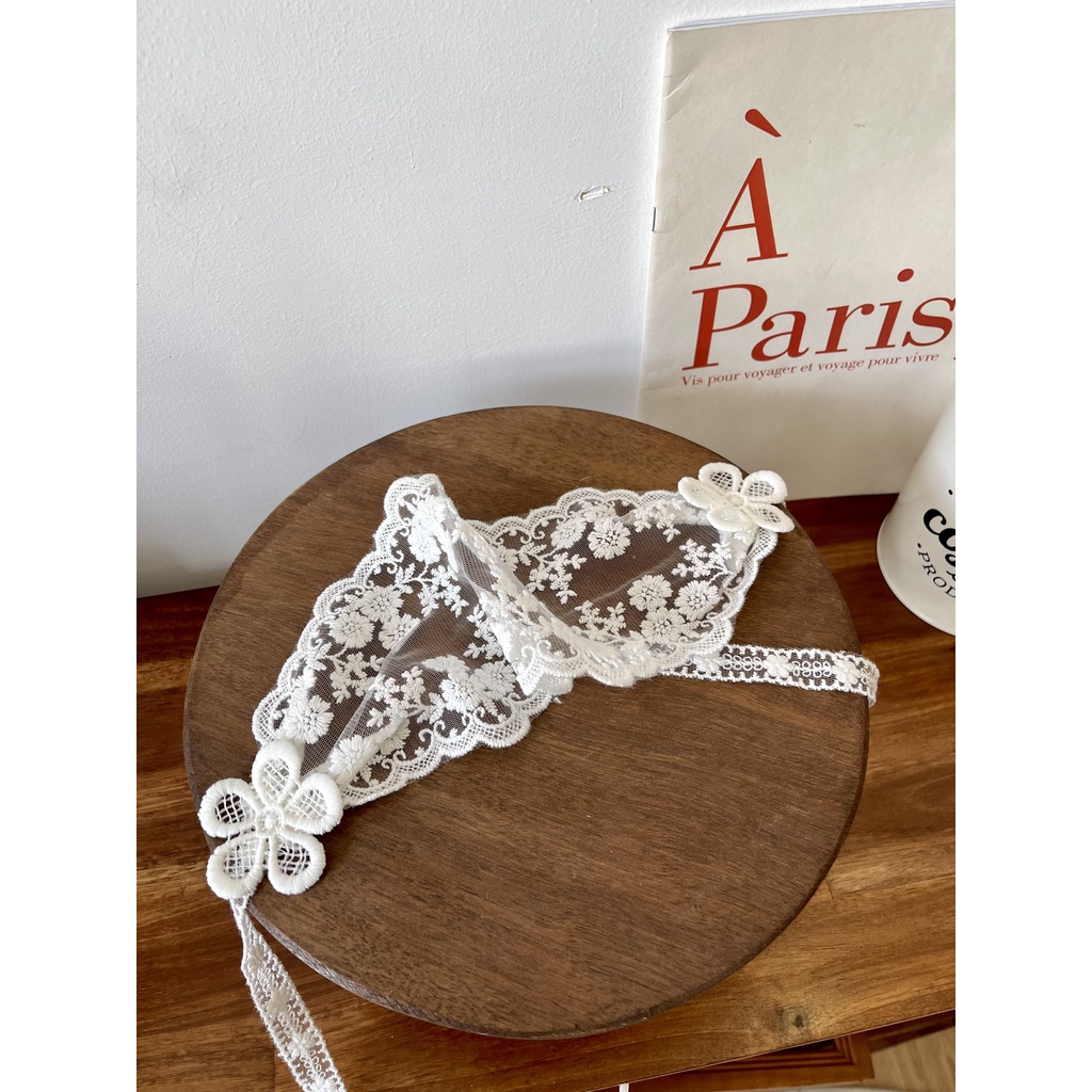 Băng đô ren hoa handmade - Nanci room