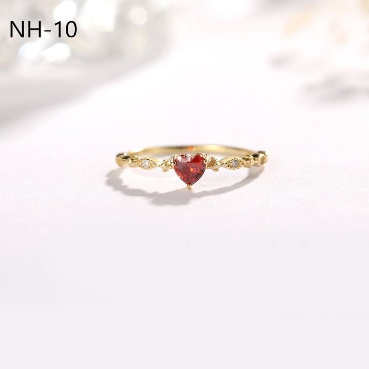 Nhẫn đính đá nữ bạc 925 đơn gian trơn đẹp cá tính May Jewelry20 MJ022