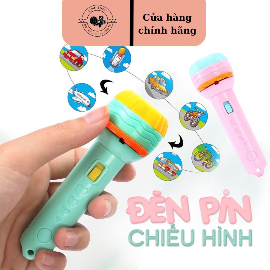 Đèn pin chiếu sáng 80 hình ảnh cho bé thỏa thích khám phá thế giới