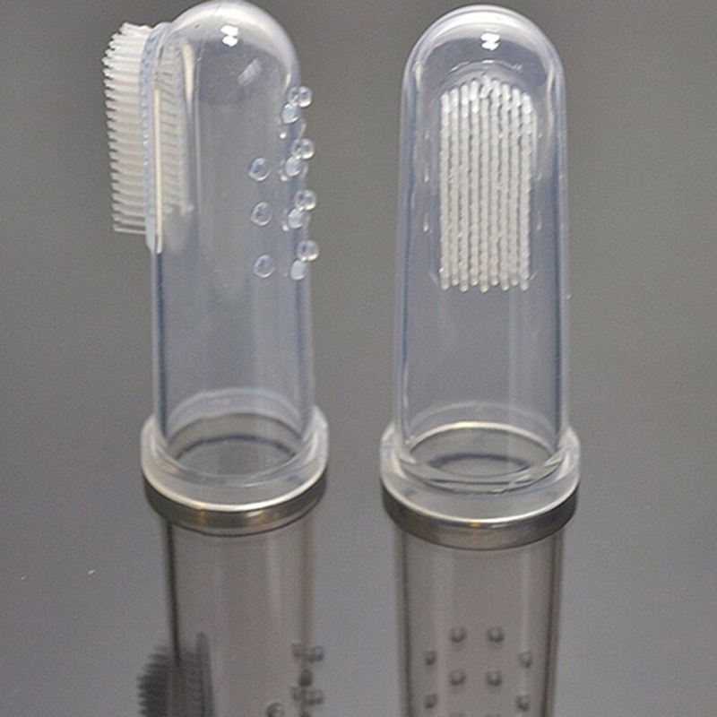 Bàn chải đánh răng cho chó mèo bằng silicon