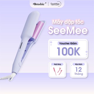 Máy uốn tóc dập xoăn sóng nước SeeMee - Hàng Chính Hãng Brushie