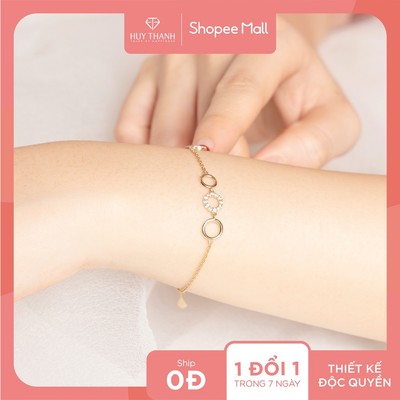 Lắc Tay Vàng Tây 14k LLF165 Huy Thanh Jewelry