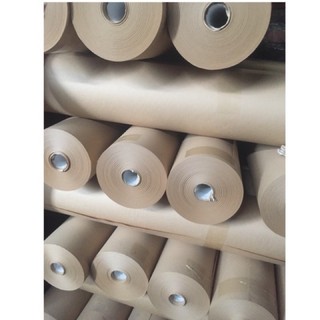 Giấy cuộn kraft gói hàng( 14~15kg/1 cuộn).