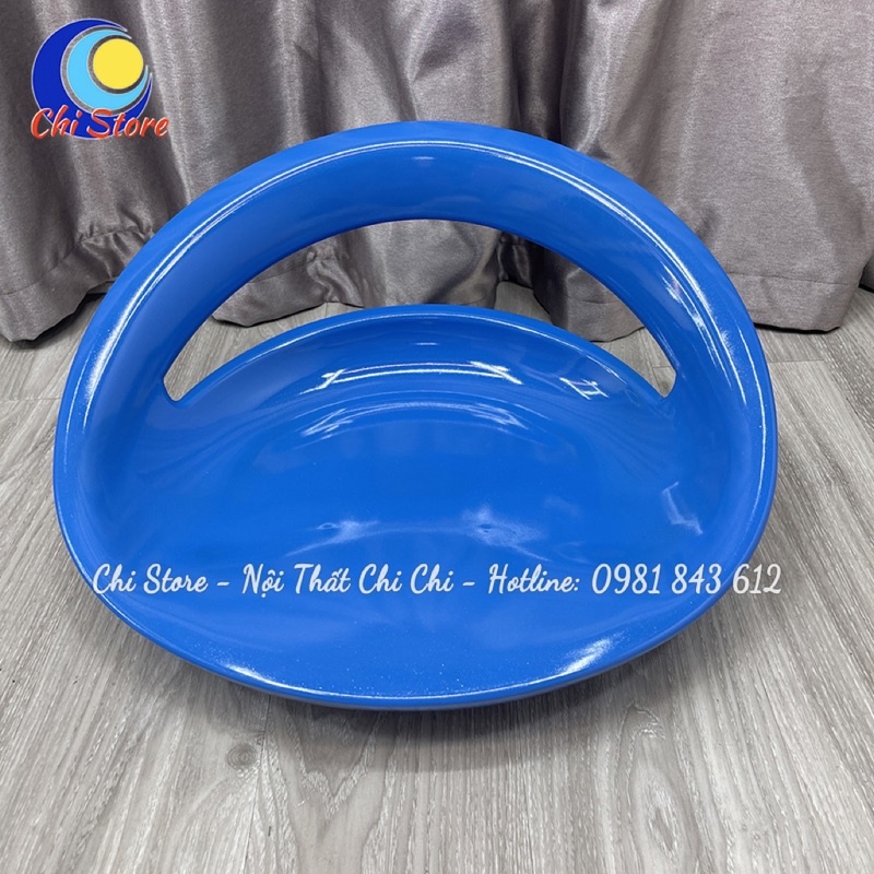 Ghế Ngồi Live Xoay 360 Độ, Ghế Trang Điểm Nhựa Khuyết Chỉnh Độ Cao 30-50cm Và Xoay 360 Độ
