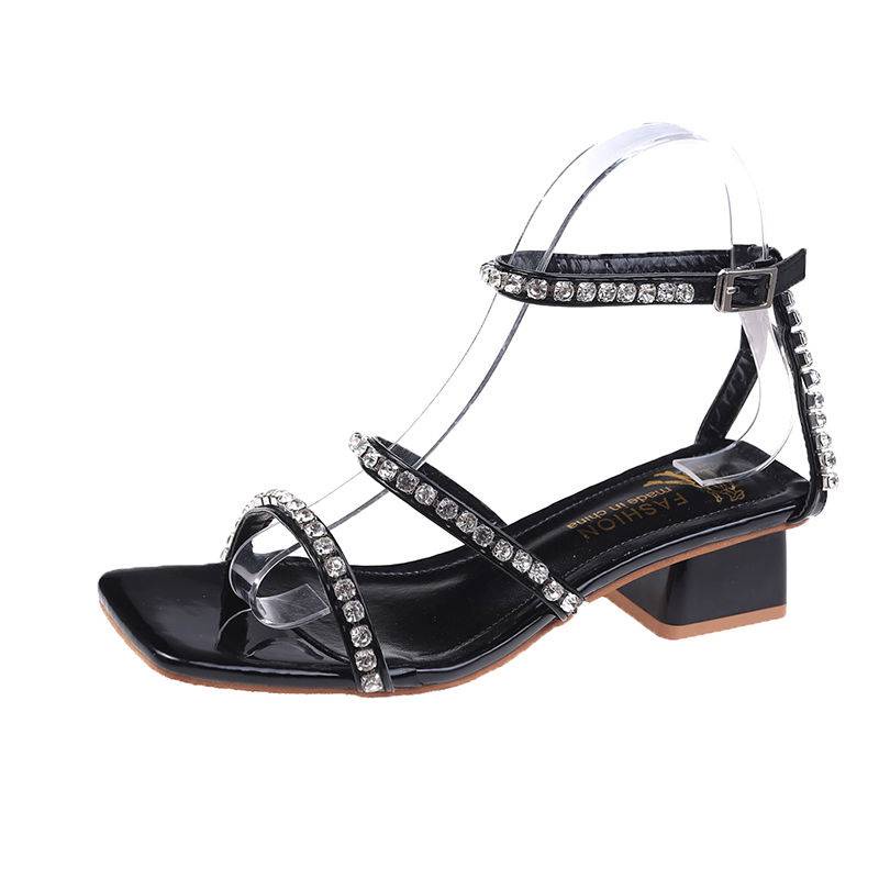 Giày Cao Gót Sandal Phong Cách Pháp Quyến Rũ