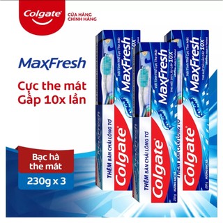  Kem đánh răng Colgate Maxfresh 180g  bạc hà trà xanh  