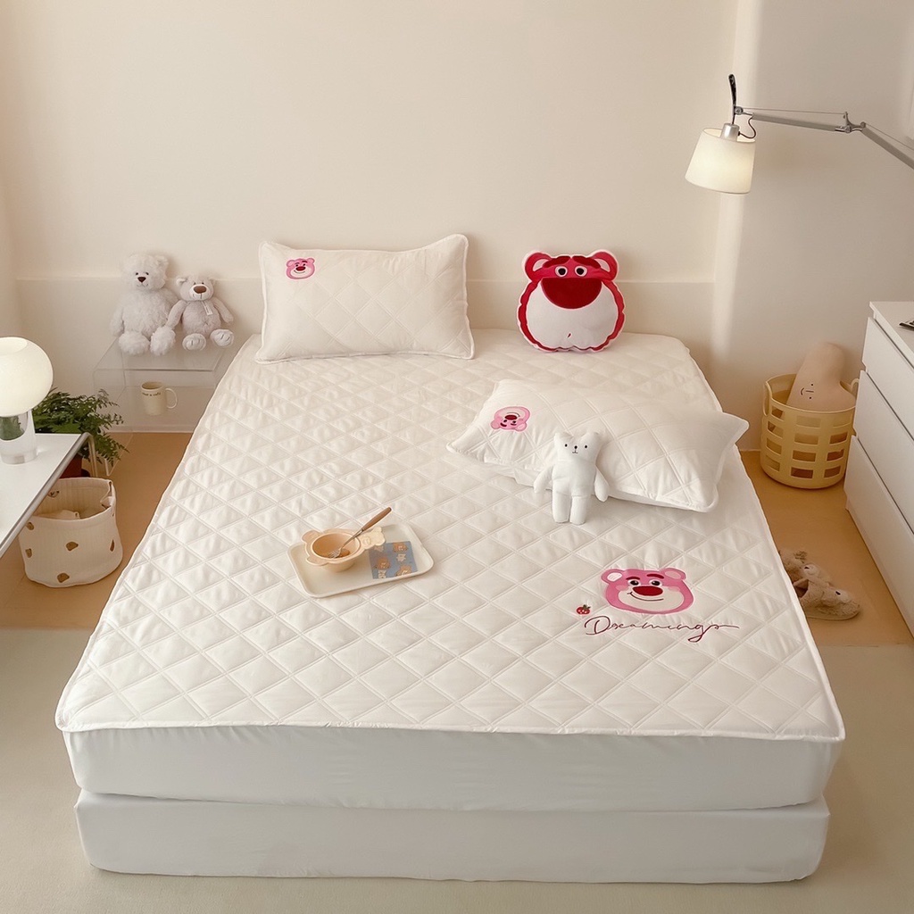 SET 3 MÓN GA TRẦN DISNEY COTTON LỤA THÊU- TOKYO.BEDDING